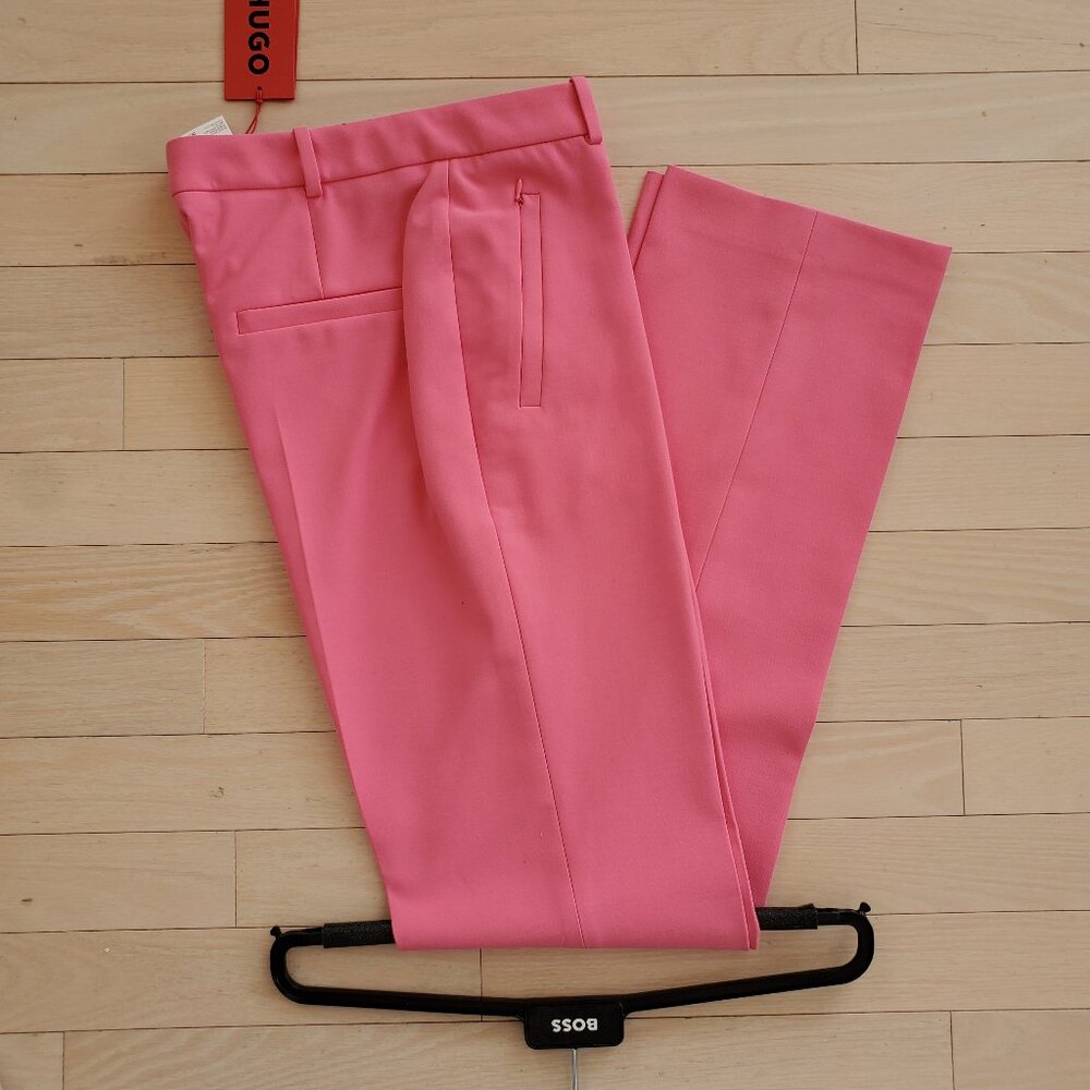 Hugo ! Hinovi tailored straight leg with side slit( US/ 6)
